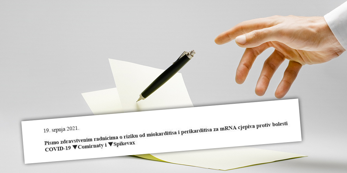 DONOSIMO: Pismo zdravstvenim radnicima u Hrvatskoj od strane predstavnika nositelja odobrenja
